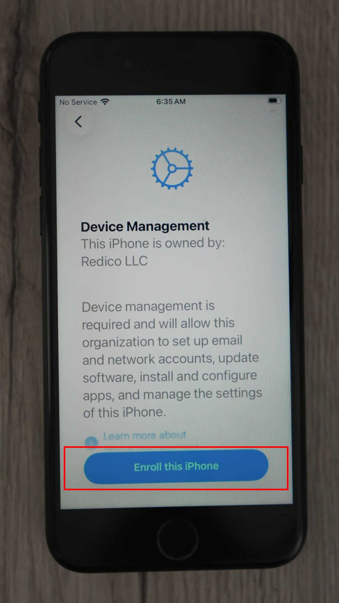 Device management enrollment