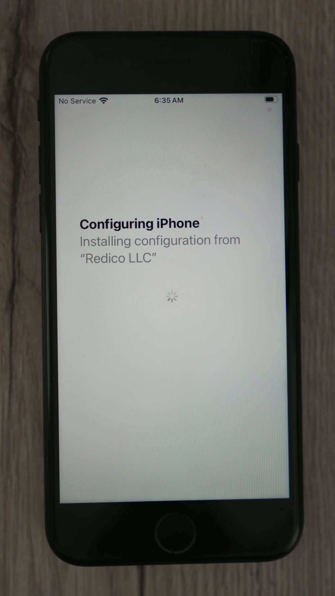 Configuring iPhone