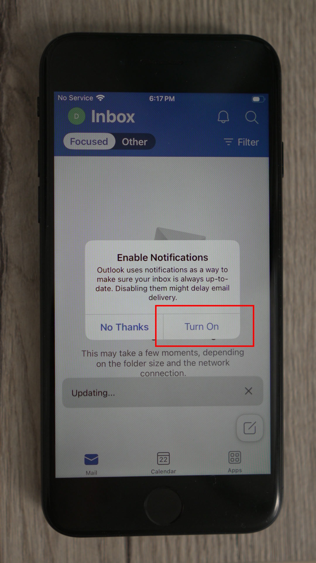 Enable notifications