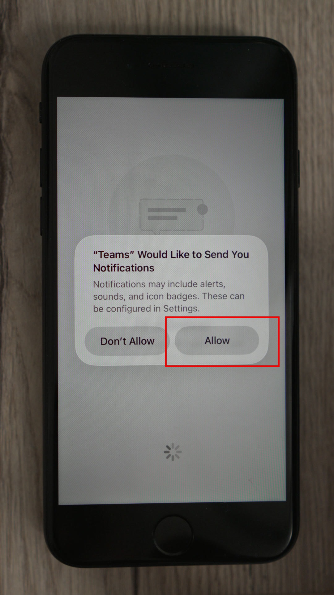 Teams notifications